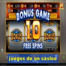 juegos de un casino