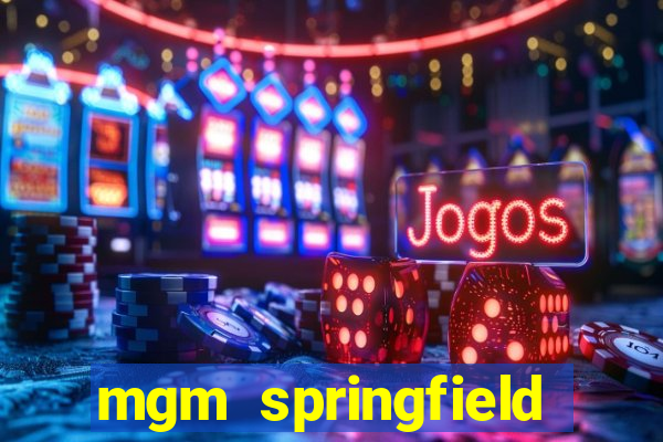 mgm springfield slot payout percentage