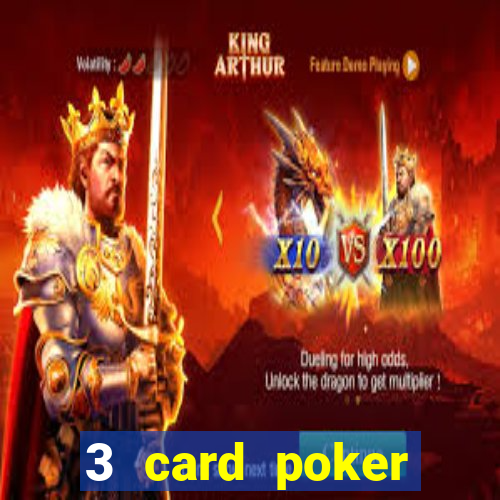 3 card poker casino online