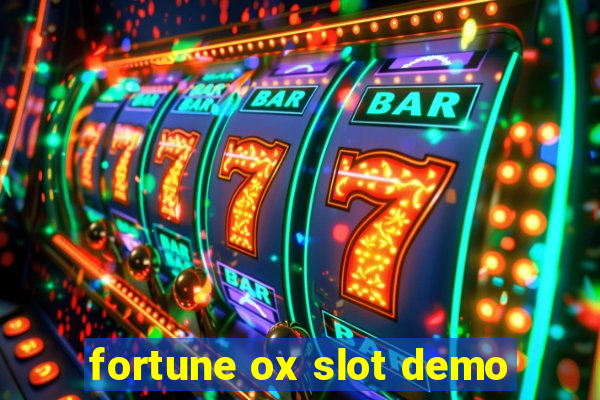 fortune ox slot demo