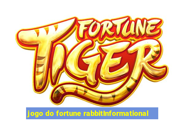 jogo do fortune rabbitInformational