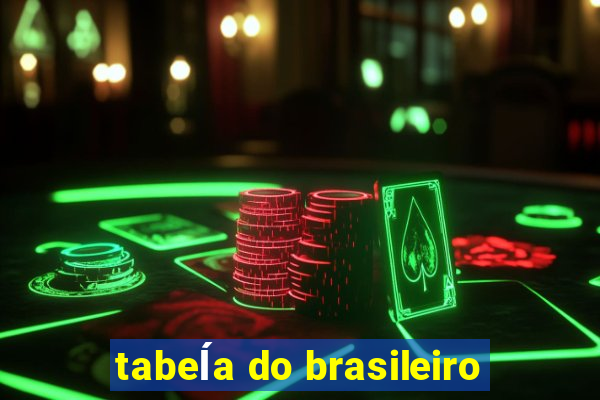 tabeĺa do brasileiro