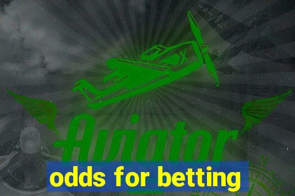 odds for betting