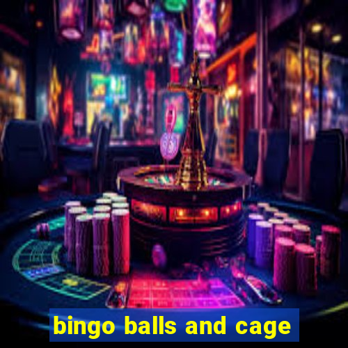 bingo balls and cage