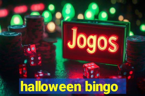 halloween bingo