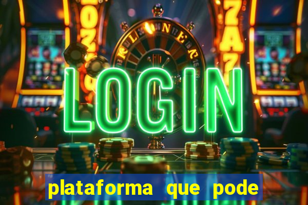 plataforma que pode depositar 1 real