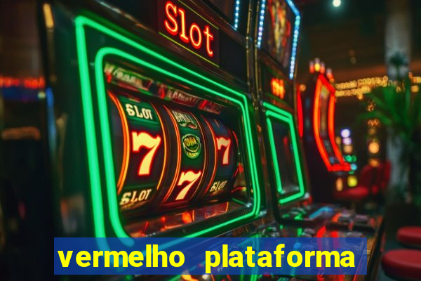 vermelho plataforma de jogos