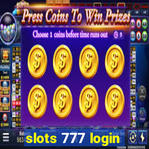 slots 777 login