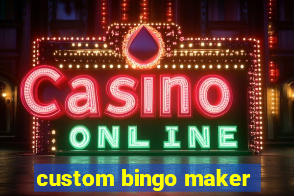 custom bingo maker