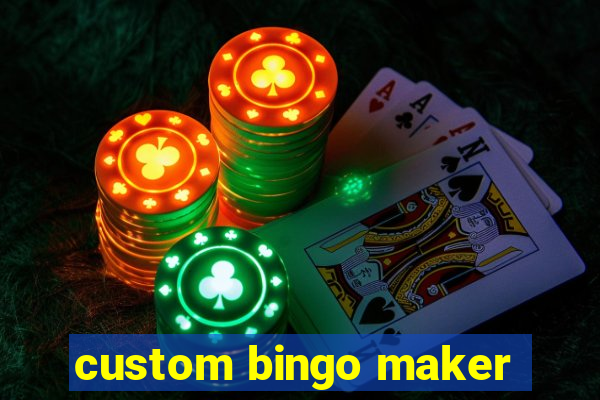 custom bingo maker