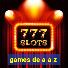 games de a a z