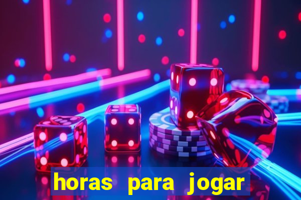 horas para jogar fortune tiger