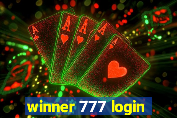 winner 777 login