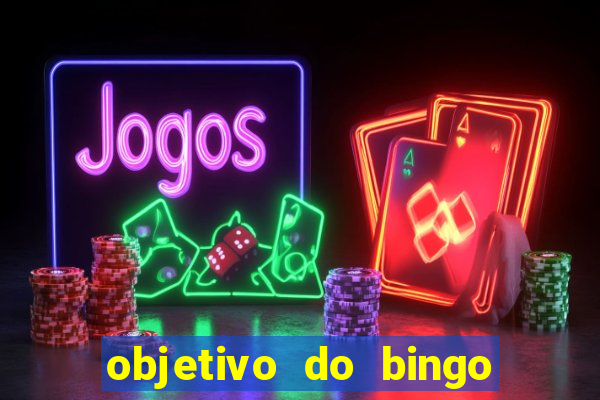 objetivo do bingo de letras