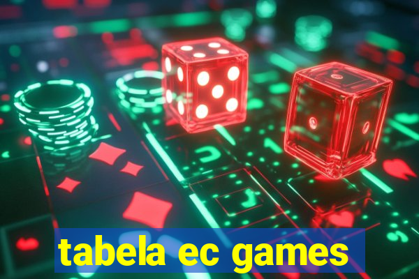 tabela ec games