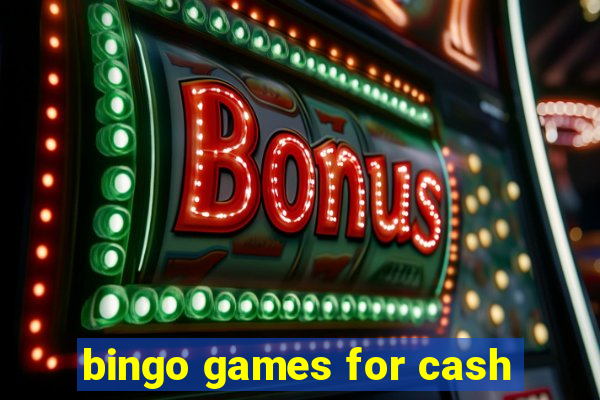 bingo games for cash