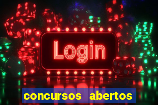 concursos abertos na bahia pci