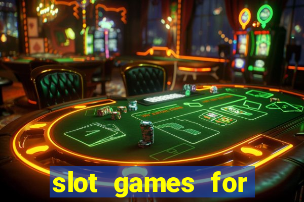 slot games for real money