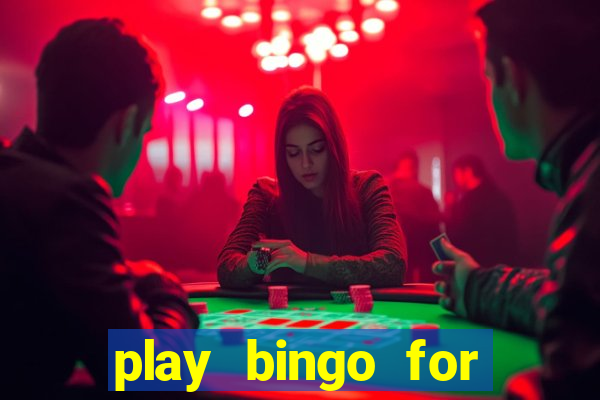 play bingo for money online