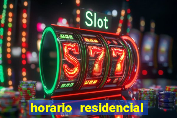 horario residencial das flores