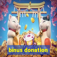 binus donation