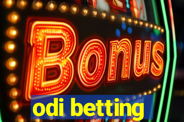 odi betting