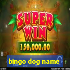 bingo dog name