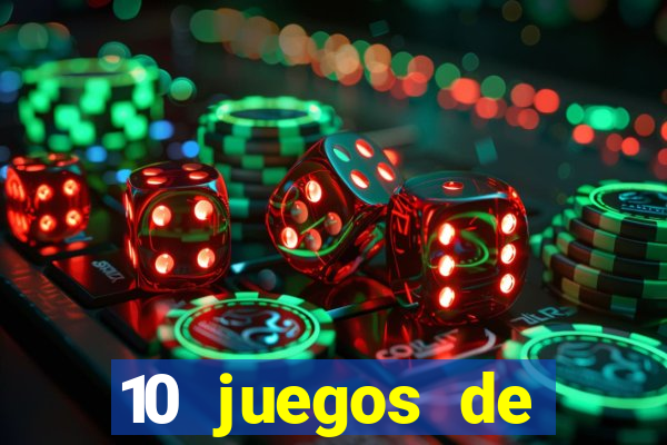 10 juegos de casino nombres