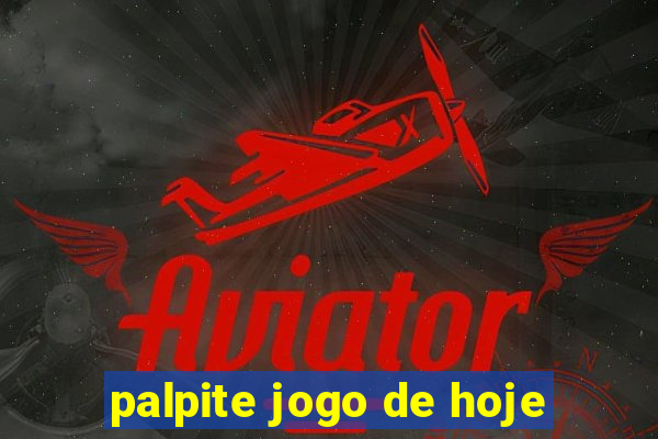 palpite jogo de hoje