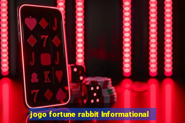 jogo fortune rabbit Informational