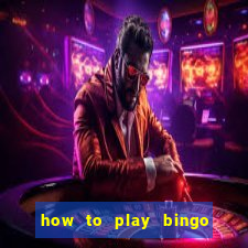 how to play bingo at home