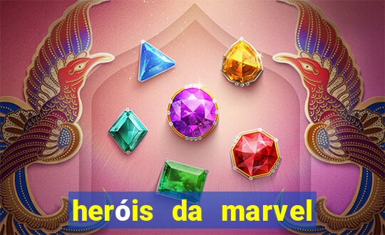 heróis da marvel nomes e fotos