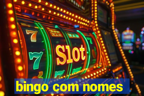 bingo com nomes