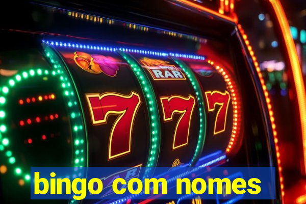 bingo com nomes