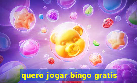 quero jogar bingo gratis