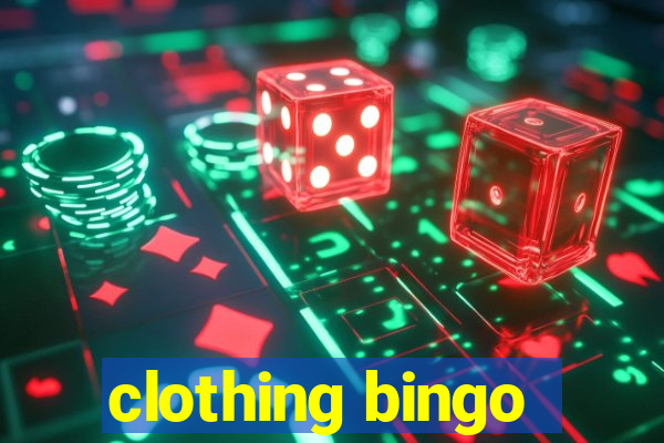 clothing bingo