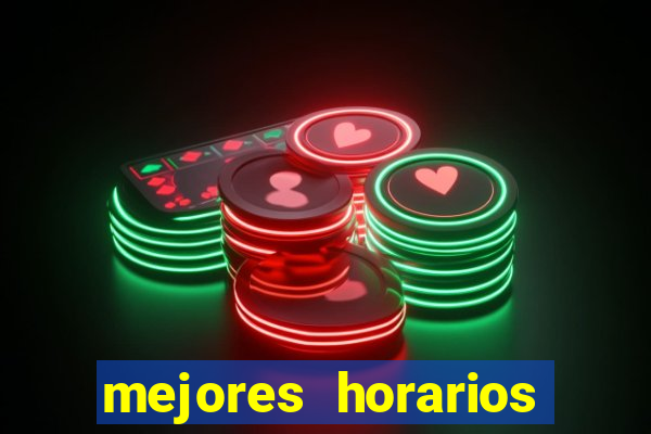 mejores horarios para jugar al casino online