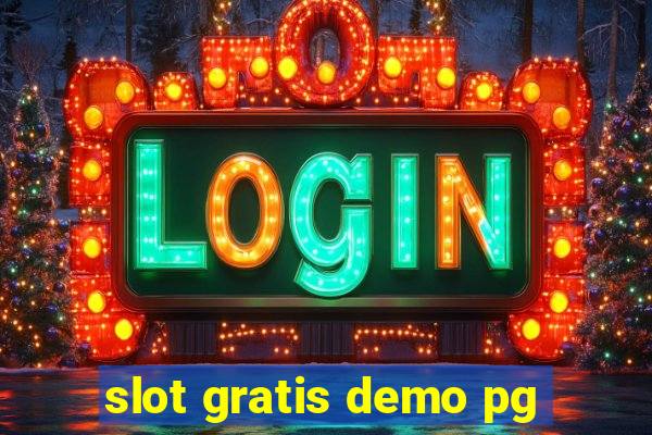 slot gratis demo pg