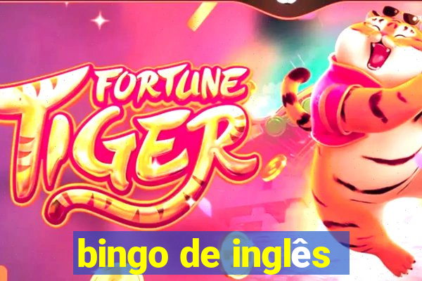 bingo de inglês