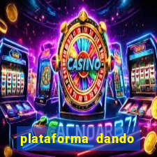 plataforma dando bonus de cadastro