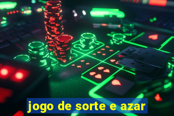 jogo de sorte e azar