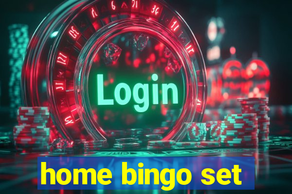 home bingo set