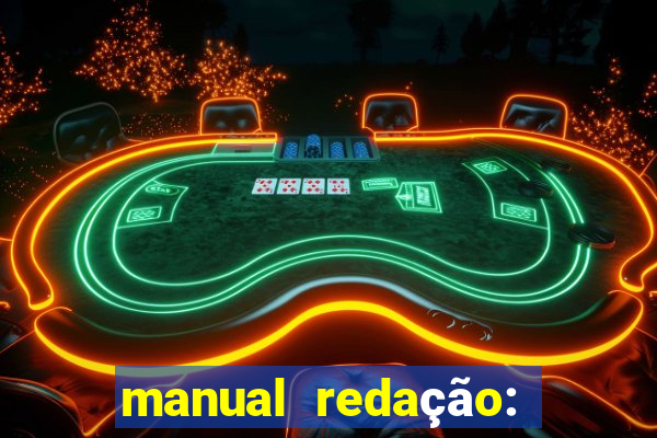 manual redação: folha pdf