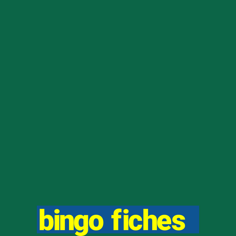 bingo fiches