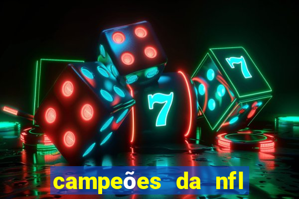 campeões da nfl desde 1920