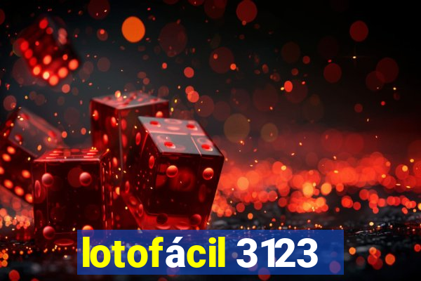 lotofácil 3123