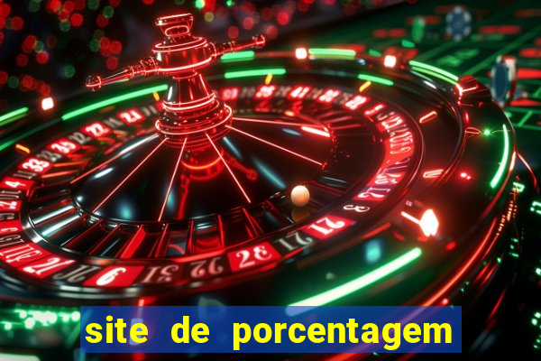 site de porcentagem dos slots