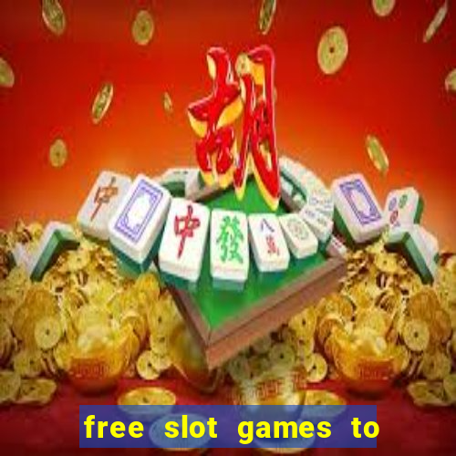 free slot games to play offline