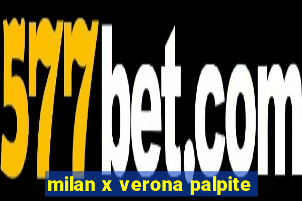 milan x verona palpite