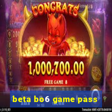 beta bo6 game pass